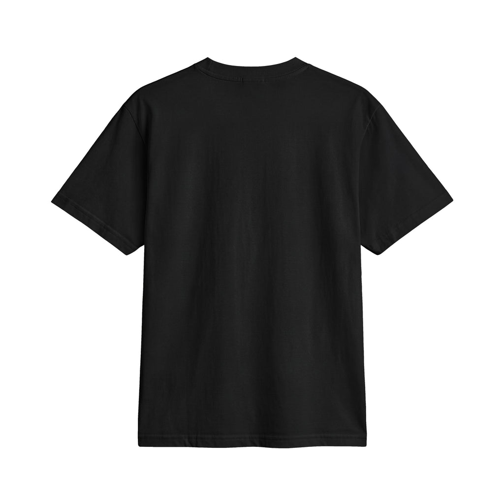 T-Shirt — Monochrome Lip Art Tee with 'London Poetry' Script
